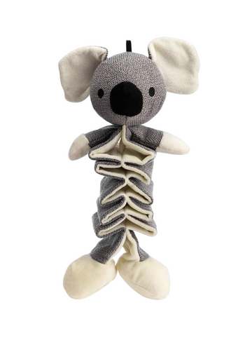 Smarty Pet Soft Squeaky Sound Plush Dog Toy With Crackle Paper